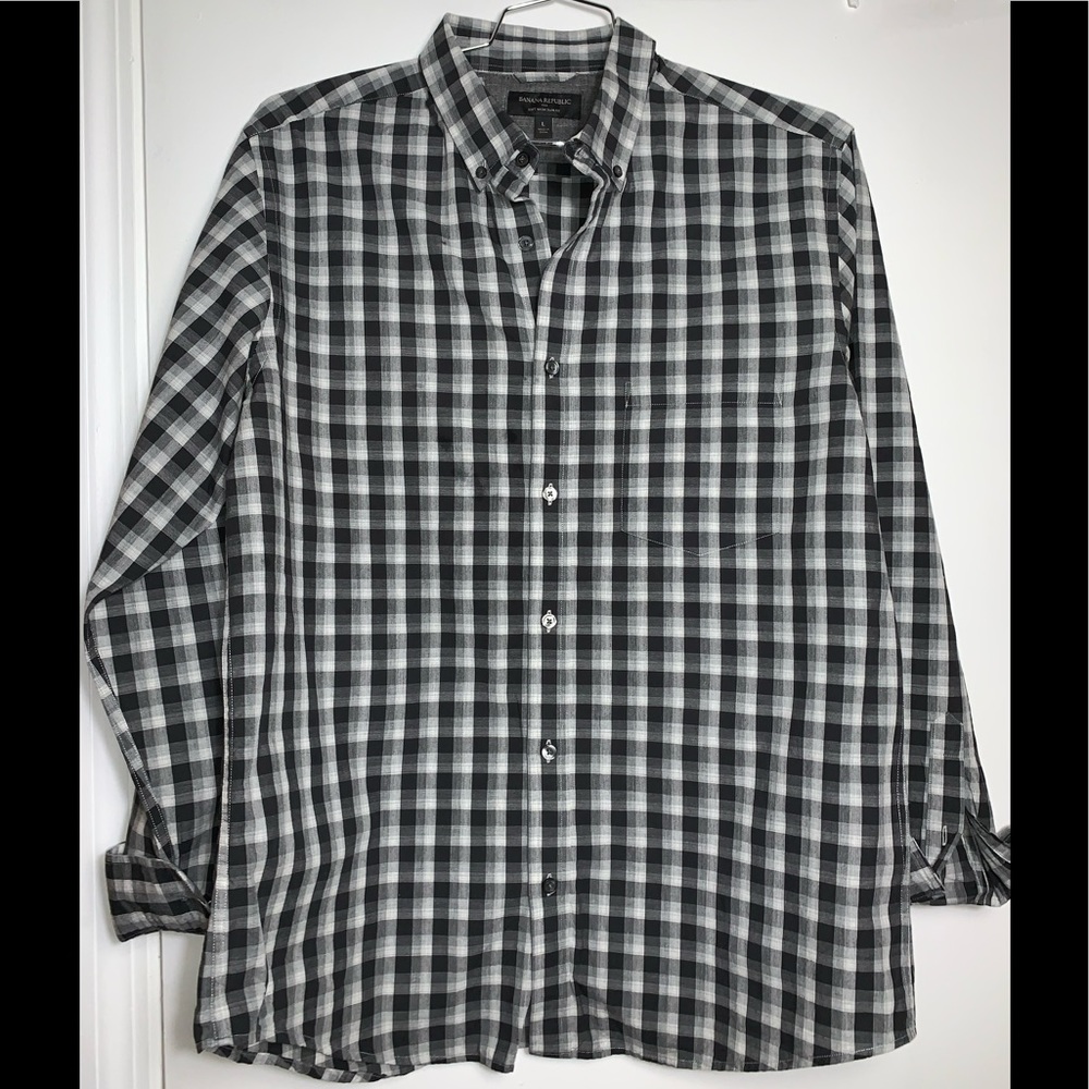 Men’s Large Banana Republic Lg Sleeve Button Down